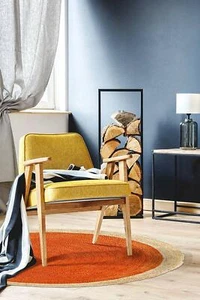 Rug Jute Round Reversible 100% Natural Jute Hand Woven Color Braided Decor Rug - Picture 1 of 54