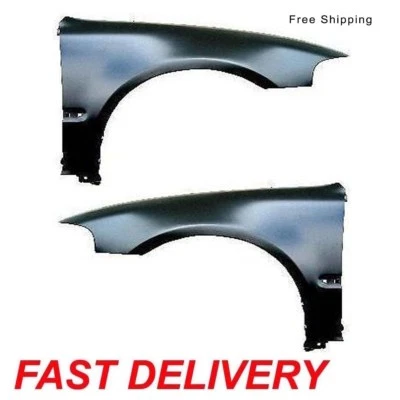 Front Fender With Molding Holes Set Of 2 LH & RH Honda Civic Coupe & Hatchback - Image 1 of 3
