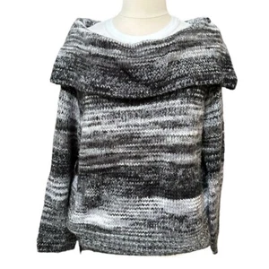 Lane Bryan Womens Chunky Knit Wide Cowlneck Long Sleeve Sweater Size 22/24 - Picture 1 of 10