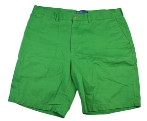 Polo Ralph Lauren Prospect pantaloncino piatto davanti verde chino 9 pollici Cucitura interna uomo 38 - Foto 1 di 9