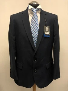 F & F SUIT JACKET/BLAZER IN NAVY 46R BNWT - Picture 1 of 7
