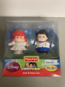 Fisher Price Disney “Little People Ariel & Prince Eric” Walmart Exclusive - NEW - Picture 1 of 12