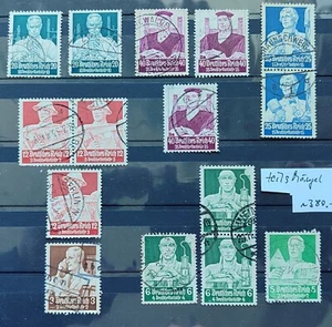 STAMPS  GERMANY REICH 1935  USED  POSTAL HISTORY NICE LOT AA/7 - Picture 1 of 2