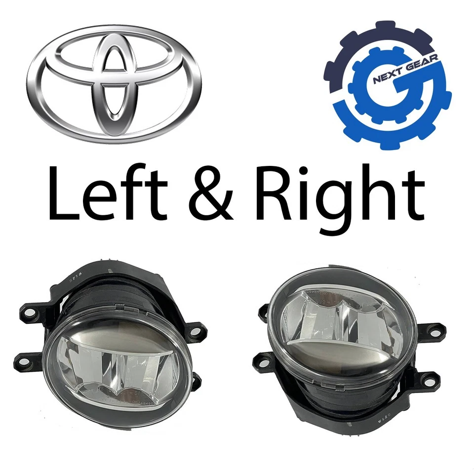 Nuevo conjunto de luces antiniebla LED OEM Toyota con bombilla L & R 2014-2018 TUNDRA RX350 E1313794R Foto 1 de 4