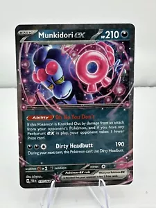 Pokémon TCG SV: Shrouded Fable Munkidori ex 037/064 Ultra Rare NM - Picture 1 of 2