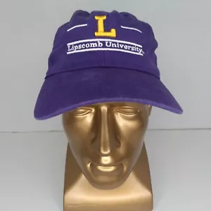 Lipscomb University Bisons Adjustable Strapback Cap Hat Purple - Picture 1 of 7