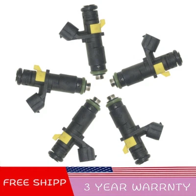 Juego de 5 inyectores de combustible para Volkswagen Jetta 2006 Bora 2005-2006 2,5 L 07K906031B Foto 1 de 4