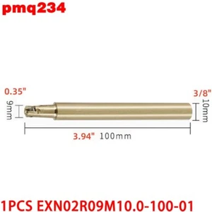 1P EXN02R09M10.0-100-01 Tungsten steel Indexable Boring Bar End Mill Tool Holder - Picture 1 of 12