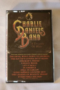 THE CHARLIE DANIELS BAND A DECADE OF HITS CASSETTE 1983 - Brand New / Sealed - Picture 1 of 7