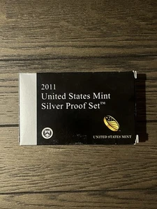 2011-S U.S. Mint Silver Proof Set - Original Packaging COA - Includes 14 Coins - Picture 1 of 1