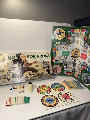Vintage 1985 Go For Broke Spend A Million Board Game Selchow & Righter Complete - Image 1 of 4