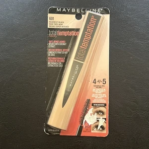 Maybelline New York Total Temptation Washable Mascara, Blackest Black, 0.27 fl. - Picture 1 of 2