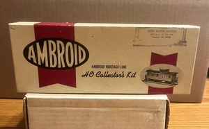 AMBROID HO Scale Kit H-20 Pennsylvania 4 or 8 Wheel Caboose Collector's Kit - Picture 1 of 8