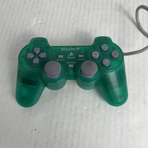 Sony Playstation PSone Offizieller Analog Controller Smaragdgrün *NUR TEILE* - Bild 1 von 6