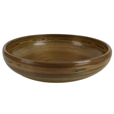 Tazón de bocadillo Kashiki japonés de laca cepillada de colección Kashibachi marrón L285 Foto 1 de 4