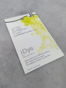 iDye Natural Fluorescent Yellow Jacquard Fabric Dye - Picture 1 of 3
