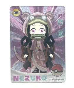 Nezuko Kamado Pokemon DS05-QR-010 Demon Slayer Apocalypse DS-05 Anime Card - Picture 1 of 2