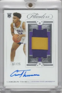 2021-22 Panini Flawless - Signature Materials #128 Cameron Thomas /25 - Picture 1 of 2