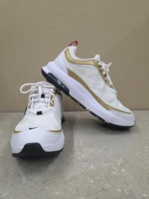 Nike Air Max AP Shoes Mens Size 9.5 White Gold Black CU4870-103 Running Sneakers - Image 1 of 4