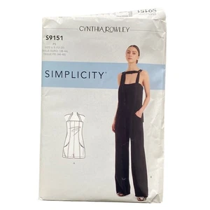 SIMPLICITY PATTERN S9151 Cynthia Rowley Jumpsuit  Size 12-20  NEW UNCUT - Picture 1 of 2