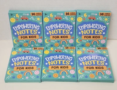 Lote de 6 Notas Empoderadoras para Niños - 36 Tarjetas Fiambrera Positivas con Espacio de Escritura Foto 1 de 3
