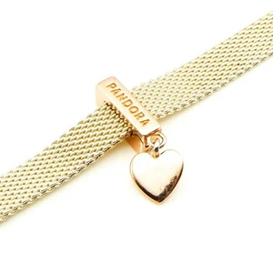 PANDORA Reflexions ™ Pandora Rose Heart Dangle Clip Charm - Picture 1 of 6