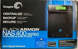 Seagate STAR401 BlackArmor NAS 400 Series - Network Attached Storage Open box - Picture 1 of 8