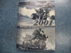 YAMAHA 2001 MOTORCYCLE / ATV / 5X5 TECHNICAL UPDATE ORIGINAL COLLECTIBLE - Picture 1 of 6