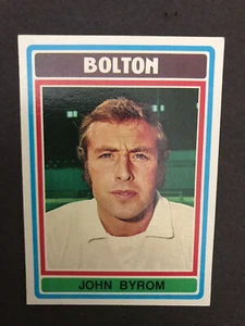 Topps Football 1975/76 - John Byron of Bolton Wanderers # 328 - Picture 1 of 2