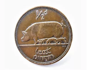 IRLANDA MEZZO PENNY 1933 T-4 - Foto 1 di 3