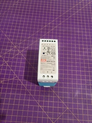 Mean Well MDR-60-24 Hutschienen-Netzteil (DIN-Rail) 24 V/DC 2.5A 60W _0,4_5 - Bild 1 von 4