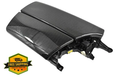 BMW 528i 535i 2011-2016 consola central cuero negro reposabrazos conjunto tapa fabricante de equipos originales Foto 1 de 4