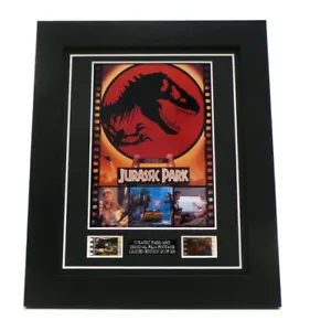 JURASSIC PARK MEMORABILIA ORIGINAL FILM CELLS DINOSAUR GIFT FRAMED OR MOUNTED - Picture 1 of 4