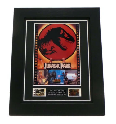 LUCKY MONKEY GIFTS JURASSIC PARK MEMORABILIA ORIGINAL FILM CELLS DINOSAUR GIFT FRAMED OR MOUNTED