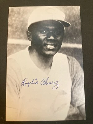 罗杰里奥·阿尔瓦雷斯辛辛那提红人队签名亲笔签名明信片照片古巴红腿  — 第 1/2 张图片