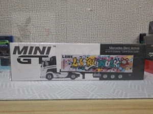 MiniGT Mercedes-Benz Actros With 40 Feet Container " LBWK Kuma Grafiti" - Picture 1 of 6