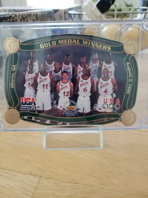 Ganadores de medalla de oro 1996 Upper Deck equipo de Estados Unidos #1584/5000 Foto 1 de 4