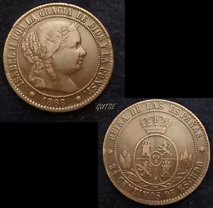 Gutse 274-ISABEL II, 2 1/2 Centimes De Escudo 1868, Séville, MBC + - Bild 1 von 1
