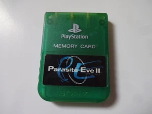 Sony Playstation 1 Memory Card EMERALD Official SCPH-1020 4948872011983 Japan - Picture 1 of 8