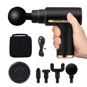 High-Intensity Travel-Friendly Rechargeable Mini Percussion Massager! - Picture 1 of 5