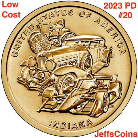 2023 P D Indiana Old Gas Automobile Indy Cars #20 Innovation Dollars LOW Cost PD Cover