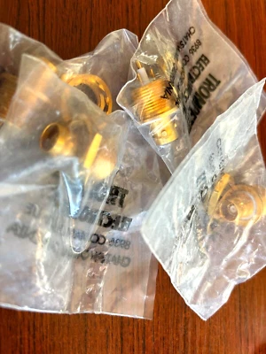 Lot (4) BJ72 Trompeter TRB Coaxial Jack Triax Female Socket Bulkhead TEI 14949 - Image 1 of 3