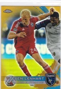2014 Topps cromo MLS oro refractor #74 Steven Lenhart San José 40/50 - Imagen 1 de 1