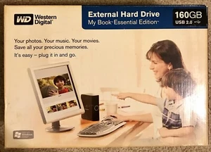 Western Digital External Hard Drive My Book Essential 160GB WDG1U1600N - Picture 1 of 4