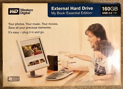 Western Digital  External Hard Drive My Book Essential 160GB WDG1U1600N - Image 1 of 4