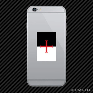 Ritter Templer Flagge Handy Aufkleber Handy Stanzen Schnitt Ritterschild - Bild 1 von 1