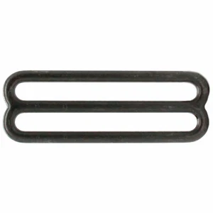 Double Loop Strap Metal Adjuster 2 Inch Black Plate 20020-13 - Picture 1 of 2