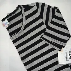 Neu mit Etikett kurzärmliges gestreiftes T-Shirt Midikleid LuLaRoe Julia Größe XXS - Bild 1 von 8