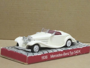 Mercedes-Benz 540 K Cabrio 1936 in creme ohne Box mit Sockel Cursor 1:43 - Bild 1 von 3