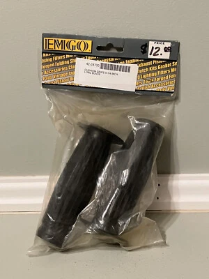 Emgo GT Universal Motorcycle Grips for 7/8" Bars 5-1/4" L Black 42-28700 - Image 1 of 2